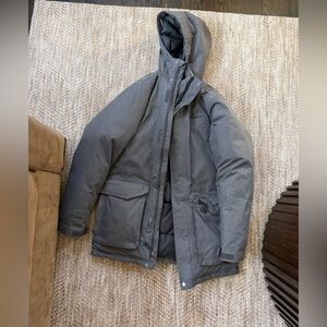 Eddie Bauer Men's Charcoal Puffer Jacket